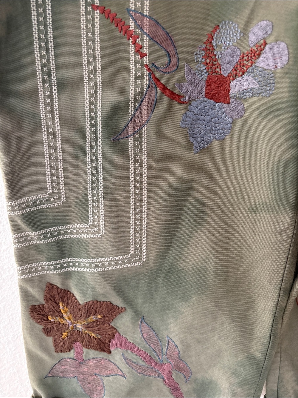 NWOT Free People We The Free Electric Sands Embroidered Pants - Picture 6 of 9